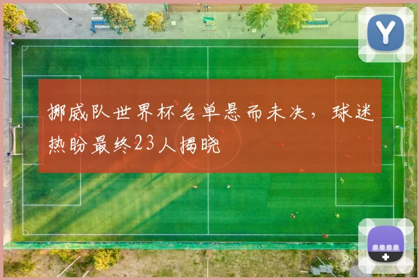 挪威队世界杯名单悬而未决，球迷热盼最终23人揭晓